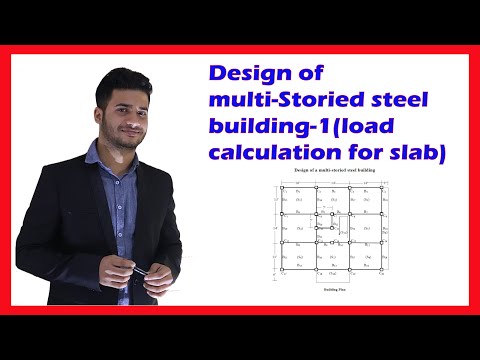 Design of multi storied steel building-part 1 (load calculation for steel building  Slab)