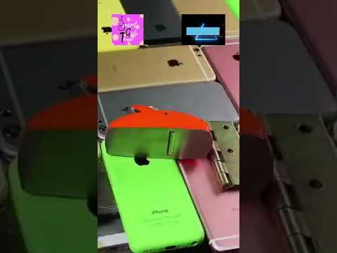 Carving a 🎸Guitar 🎸with Hundreds of iPhones 📱 || #shorts by Smart Girly Things
