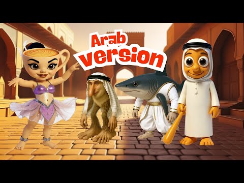 ITALIAN BRAINROT Animals (ARAB VERSION) , Ballerina Cappcuccina, Tung Tung Sahur song