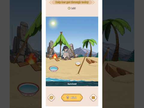 Brain Puzzle Tricky Quest | Level 28 Island Survival - Help her get through today | #braingames