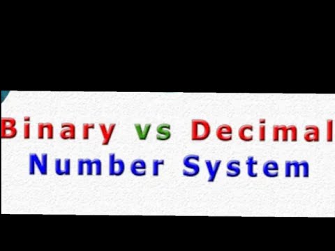 Difference between Decimal and Binary numbers
