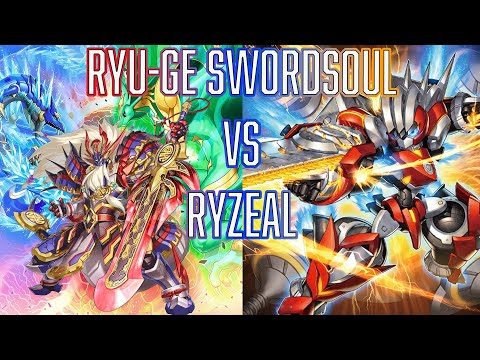 YUGIOH LIVE DUEL Ryu Ge Swordsoul VS Ryzeal