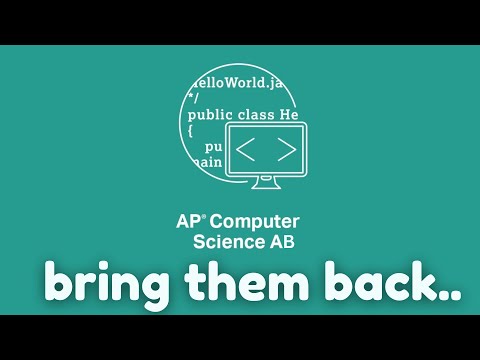AP Courses that NEED to RETURN..