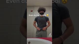 “Flexing muscles in school” #shorts (TikTok @ufcde3th)