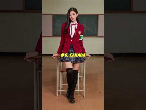 Top 10 Most Stunning School Uniforms Worldwide (Part 3) | #Shorts #Top10 #GirlsUniform