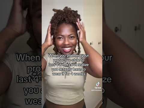 FAUX LOC TUTORIAL #blackwoman #naturalhair #explorepage #haircare #naturalhairblogger
