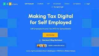 Self-Employed Income Tax MTD Bridging Software Excel Spreadsheet Filer