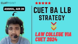 How to prepare for CUET UG BA LLB 2023 - Strategy, Books, Approach! by CLAT POINT