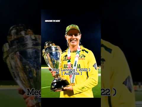 Winning Captain Of ICC  Women's World Cup🏆 #shorts #youtubeshorts #viral #trending #subscribe #song