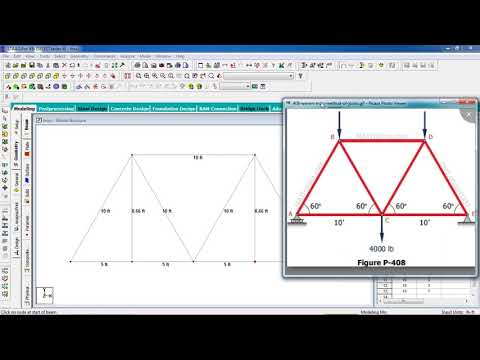 Day 35 STAAD Pro Tutorials   Analysis & Design of Steel Truss Type 4