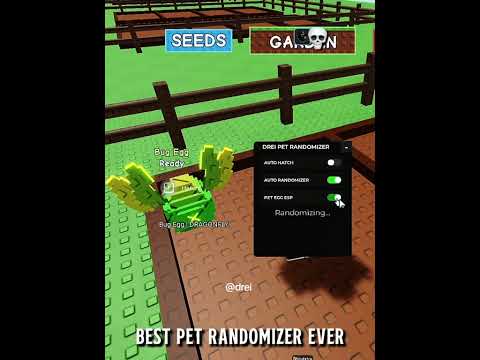 NEW Egg Randomizer Script in Grow a Garden! (OP PETS! #growagarden #roblox #fyp #trending #viral