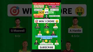SCO vs STA Dream11 Prediction, Perth Scorchers vs Melbourne Stars Dream11 Team Prediction, BBL 2024