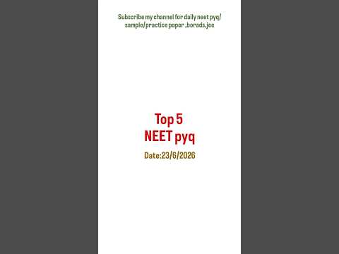 daily neet pyq 🔥#edu_bees #ncert #neet #neet2026
