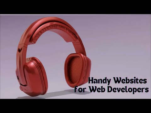 Handy websites for Web developers