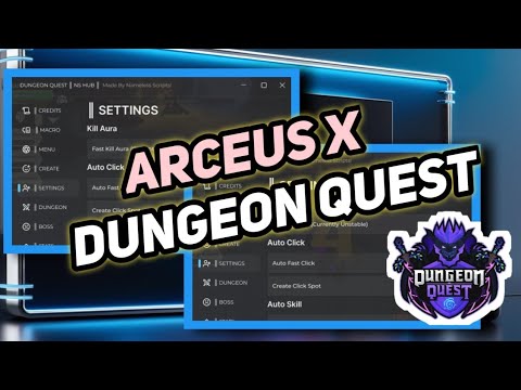 Dungeon Quest Script | Fast Kill Aura, Auto Create, Auto Dungeon + Auto Boss | Mobile Support 🔥