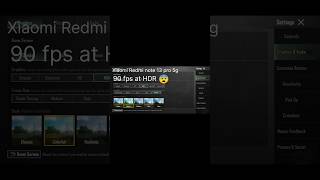 Xiaomi Redmi note 13 pro pubg test #games #90fps #pubgmobile #shorts #short