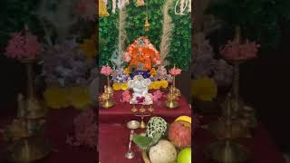 #ganesha #ganapatibappamorya #homedecor #ganeshchaturthi #homeganpatidecoration #homeganpatibappa