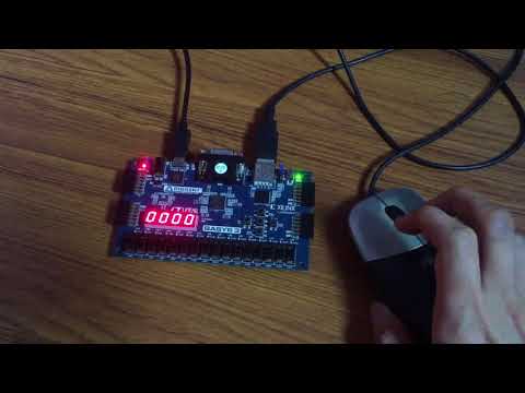 Interface a mouse with Basys 3 FPGA fpga4student.com