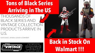 TBS Imperial Clone Shock Trooper Back In Stock!!! Tons of Black Series Arriving in the U.S.