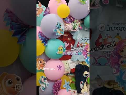 It's baby girl theme packing