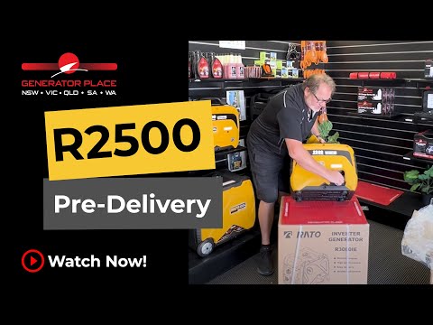 Setting Up Your New R2500 Generator: A Pre-Delivery Guide | Generator Place