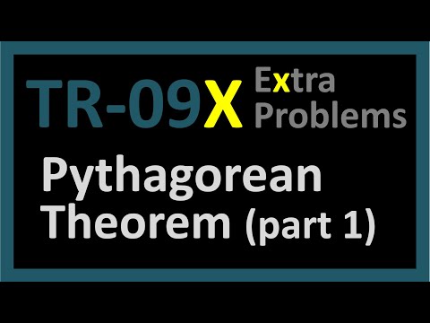 TR-09X: The Pythagorean Theorem (Trigonometry series by Dennis F. Davis)