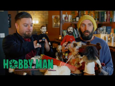 Alex & Joe are amazed by their knitted Dolls | Hobby Man