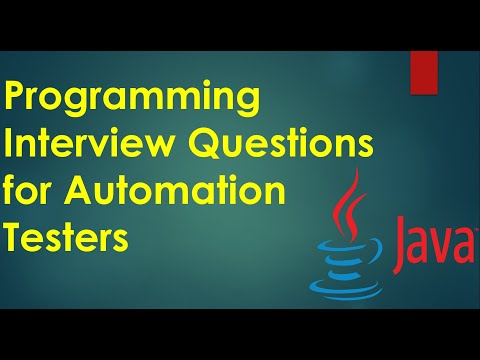 Automation Interview Questions#selenium #seleniumautomation #java #javaprogramming #testing #strings