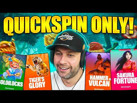 I DID a QUICKSPIN ONLY PICK RANDOM & IT WAS ACTUALLY FUN!! (Bonus Buys)