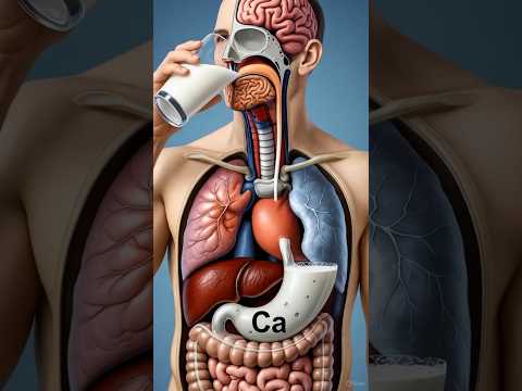 what happens while drinking milk in the human body #humanbody #anatomy #health