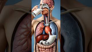 what happens while drinking milk in the human body #humanbody #anatomy #health