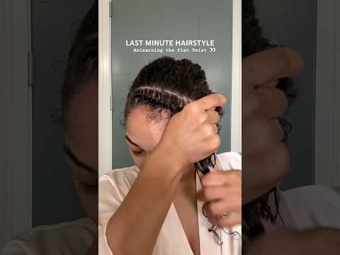 Relearning the Flat Twist 🙈 How did this get harder to do!? #flattwist #twistout #naturalhairstyles