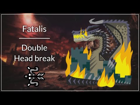 [MHWI] Fatalis Double Head Break Showcase (With Commentary)