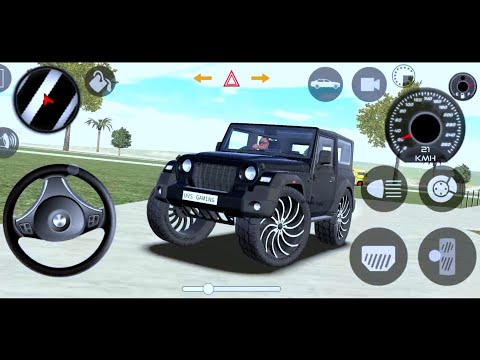 Dollar (Song) Modified Mahindra Black thar 😈|| Indian Cars Simulator 3D || Android Gameplay Part 3