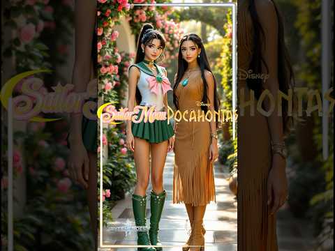 Sailor Jupiter & Pocahontas Fusion ⚡🌿 | Realistic AI Transformation #sailorjupiter #pocahontas