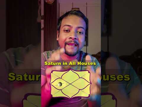 Saturn in All Houses in Astrology by Anubhab | Karma of Shani in Astrology #saturn #vedicastrology
