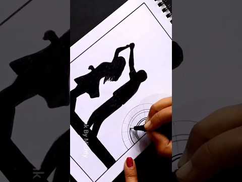 couple mandala drawing | couple mandala art | couple drawing | shorts | YouTube shorts