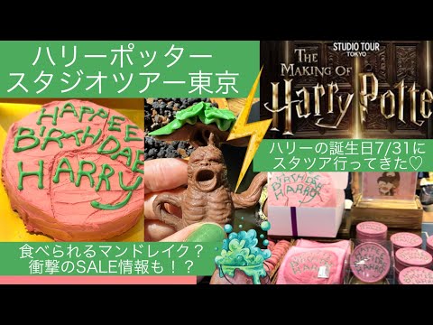 【ハリポタツアー】ハグリッドのケーキ実食と購入品紹介も💚7/31ハリーの誕生日にスタツア行ってきた！