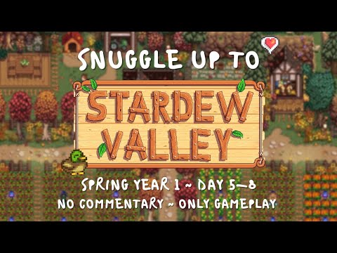 Stardew Valley Modded Playthrough Ep. 2 | Spring Year 1 ~ Days 5-8 (Non Commentary)