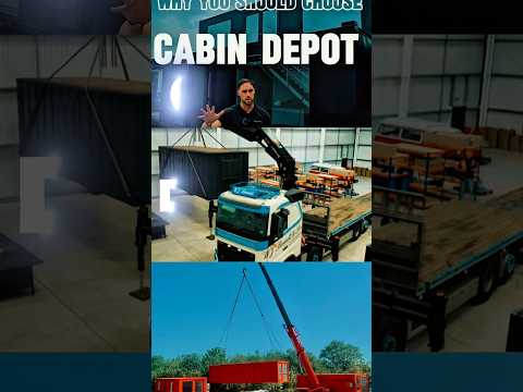 How We Deliver Your Container Cabin with Ease #cabindepot #containerarchitecture #containerhome
