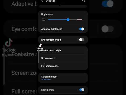 This setting will be help you to protect your eyes from an evil rays of light @Minolextech#samsung