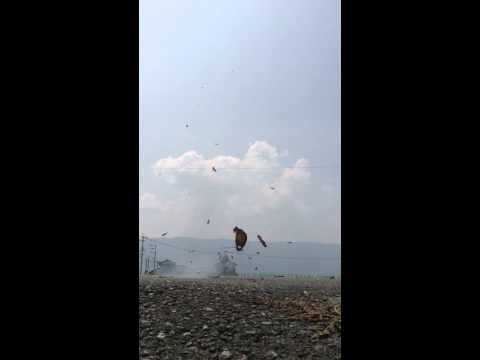 ロケット花火で終末実験