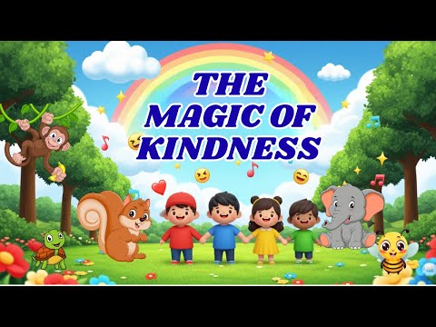 🎉 The Magic of Kindness 🌈 | Best Kids Poem Song 💖 | Moral Story for Children | Learn with Fun 2025