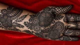 New stylish Arabic mehndi design #mehndi #hennadesign #bridalmehndi #henna #arabicmehndi