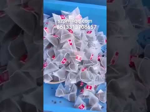 Tea triangle packaging machine, triangle tea bag packaging machine