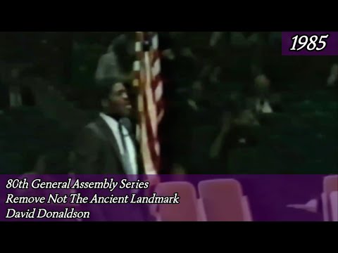 Remove Not the Ancient Landmark by David Donaldson 1985