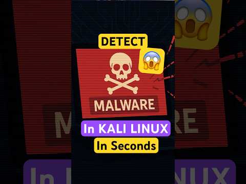 This Tool Can Find Hidden Malware in Seconds in Kali Linux #shorts #trending #viralvideo #malware