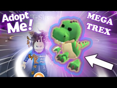 MAKING A MEGA NEON T-REX IN ADOPT ME! (Momma Bear Playz) #adoptme #roblox