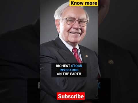 Richest stock investors in world #shorts #knowmore