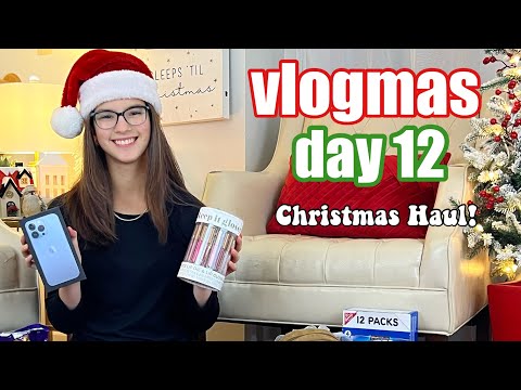 CHRISTMAS GIFT HAUL 2022 // Vlogmas Day 12